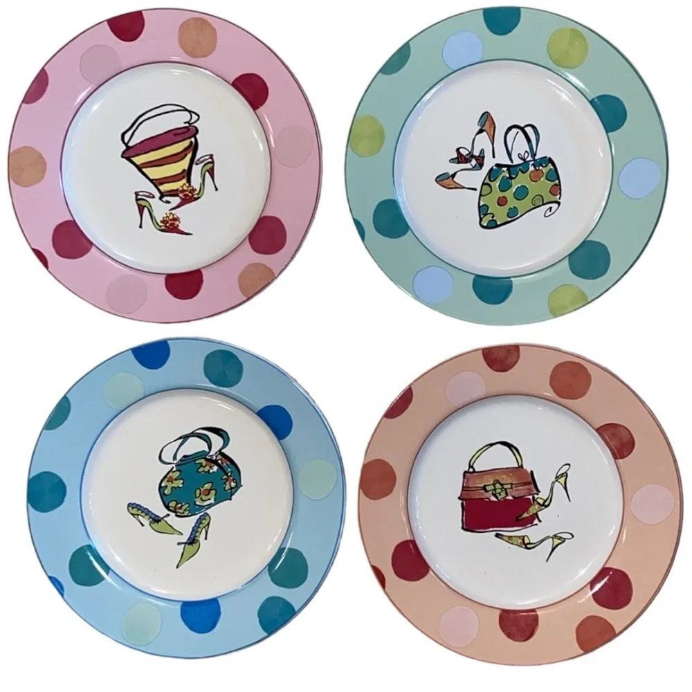 NWT Shoes & Handbags Plates NEW in Gift Box